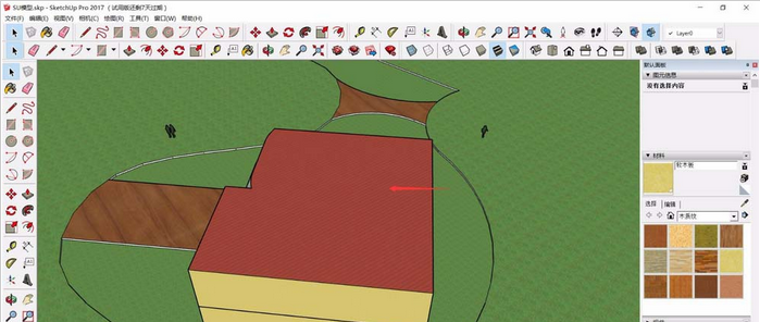 SketchUp中隱藏后邊線的操作教程截圖