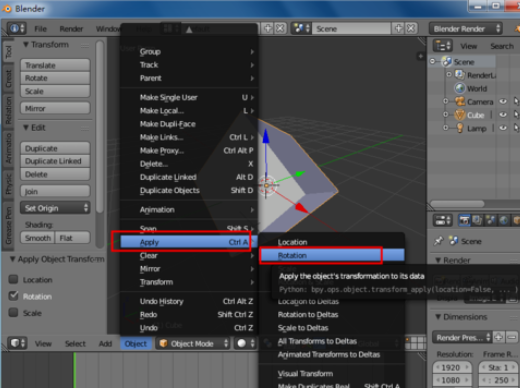 Blender旋轉模型的具體操作方法截圖