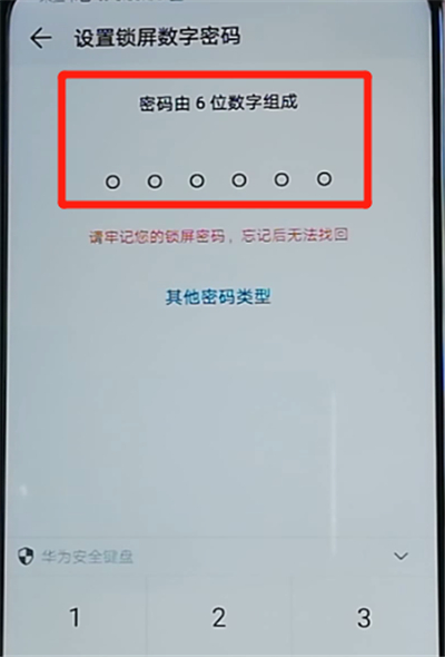 榮耀9x設(shè)置鎖屏密碼的操作教程截圖