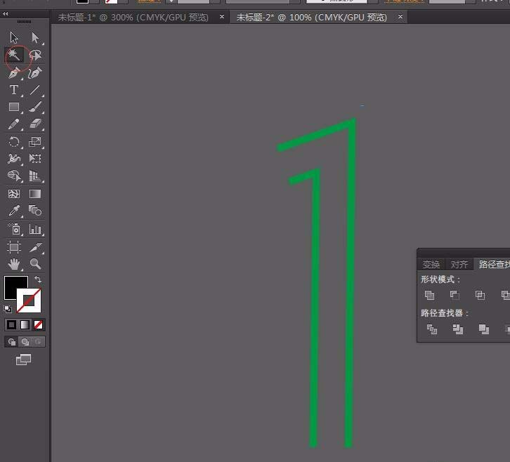 Adobe Illustrator CS6設(shè)計一款簡單線條文字效果的相關(guān)操作步驟截圖