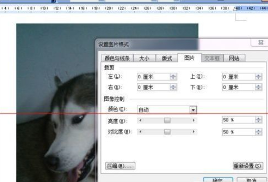 Microsoft Office 2003調(diào)節(jié)圖片亮度以及對比度的操作教程截圖