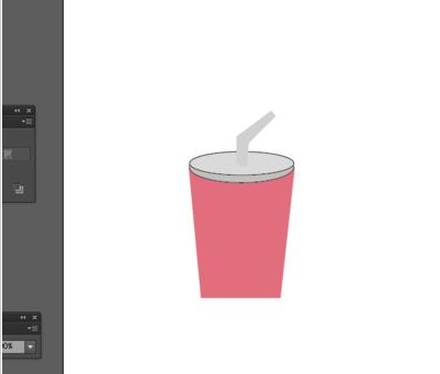 Adobe Illustrator CS6繪制一個(gè)飲料杯圖標(biāo)的操作方法截圖