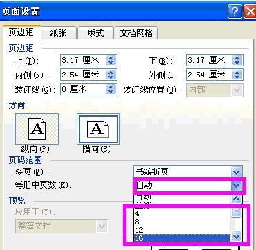 word2003進(jìn)行頁(yè)面設(shè)置的具體操作步驟截圖