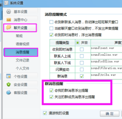 千牛工作臺設置不再浮出提醒群信息的操作方法截圖