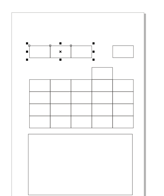 CorelDraw X4中表格打散的操作教程截圖