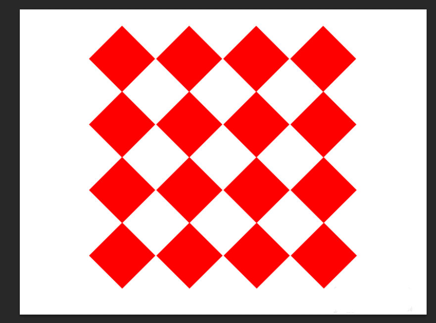 Adobe Photoshop快速制作陣列菱形圖形的操作教程截圖