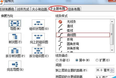 mindmanager設(shè)置線條樣式的操作教程截圖