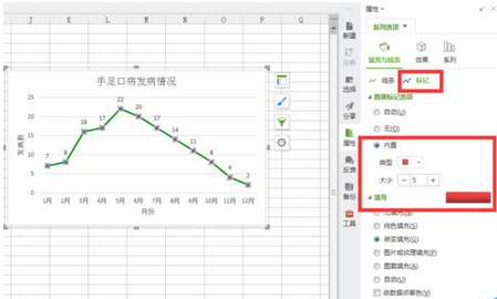 excel2007繪制折線圖的操作教程截圖