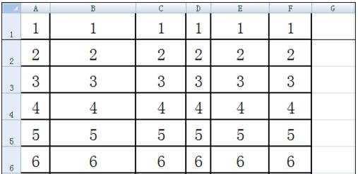 excel2007平均分配列寬的操作教程截圖