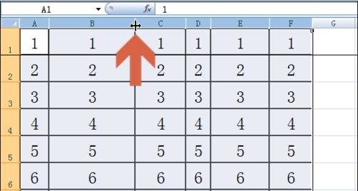 excel2007平均分配列寬的操作教程截圖