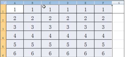 excel2007平均分配列寬的操作教程截圖