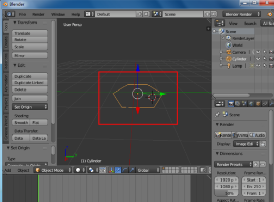 Blender中制作蜂巢網(wǎng)格的使用方法截圖