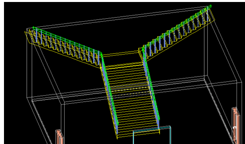 天正建筑2014繪制雙分轉(zhuǎn)角樓梯的操作步驟截圖