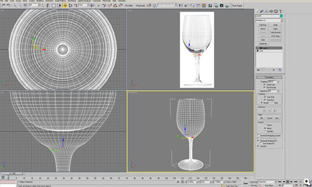 3dmax2013制作逼真玻璃杯的詳細(xì)使用截圖