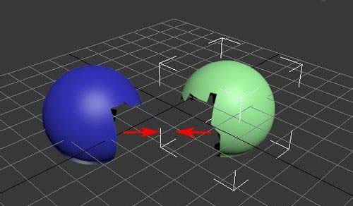 3dmax2012中兩個模型進行連接的操作步驟截圖