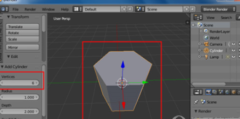 blender制作蜂巢網(wǎng)格的相關(guān)操作教程截圖