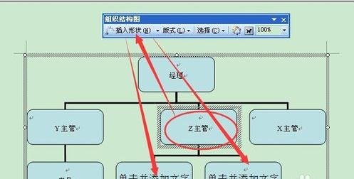 word2003設(shè)計出組織結(jié)構(gòu)圖的方法步驟截圖