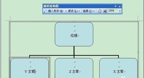 word2003設(shè)計出組織結(jié)構(gòu)圖的方法步驟截圖