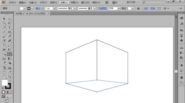 Adobe Illustrator CS6借助透視網(wǎng)格設(shè)計(jì)三維圖的方法步驟截圖