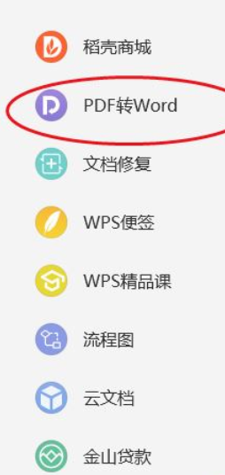 wps2019將PDF轉(zhuǎn)成word的方法步驟截圖