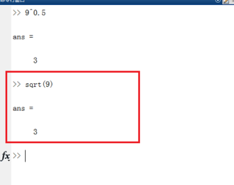 Matlab中根號表示的教程介紹截圖