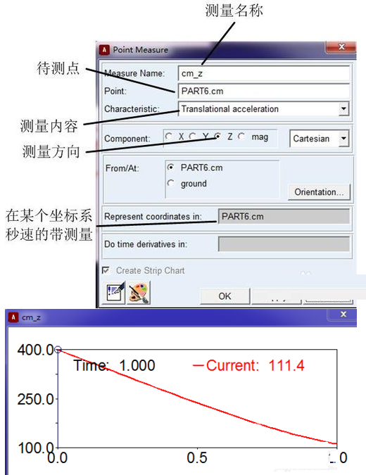 Adams測量物體加速度的操作方法截圖