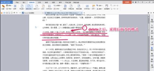 word2013插入分節(jié)符的操作教程截圖