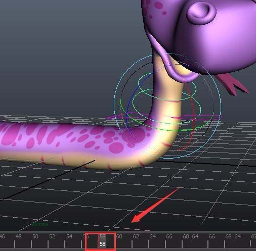maya制作蛇游動動畫的操作方法截圖