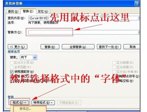 word2010修改所有字母和數(shù)字格式的操作步驟截圖