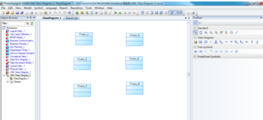 Power Designer設計UML類圖的具體過程截圖