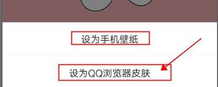 QQ瀏覽器怎樣自定義手機(jī)壁紙或瀏覽器皮膚？QQ瀏覽器自定義手機(jī)壁紙或瀏覽器皮膚的方法圖片6