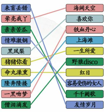 《漢字找茬王》連粵語歌怎么過