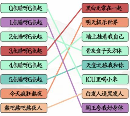 《漢字找茬王》熬夜口訣怎么過(guò)