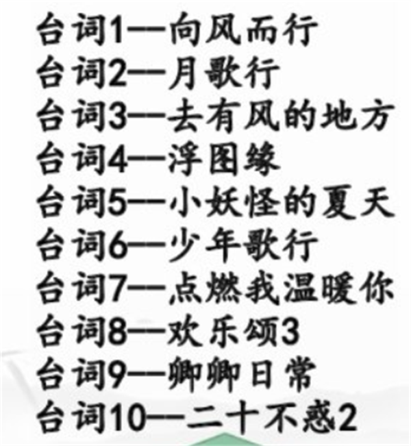 《漢字找茬王》連線電視劇怎么過