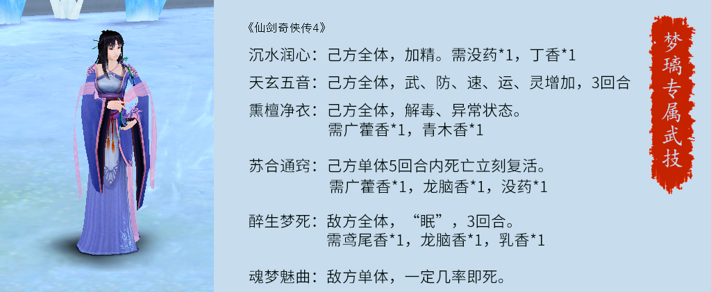 仙劍4中所有技能詳解，看完我感覺我能寫一本網(wǎng)游小說了